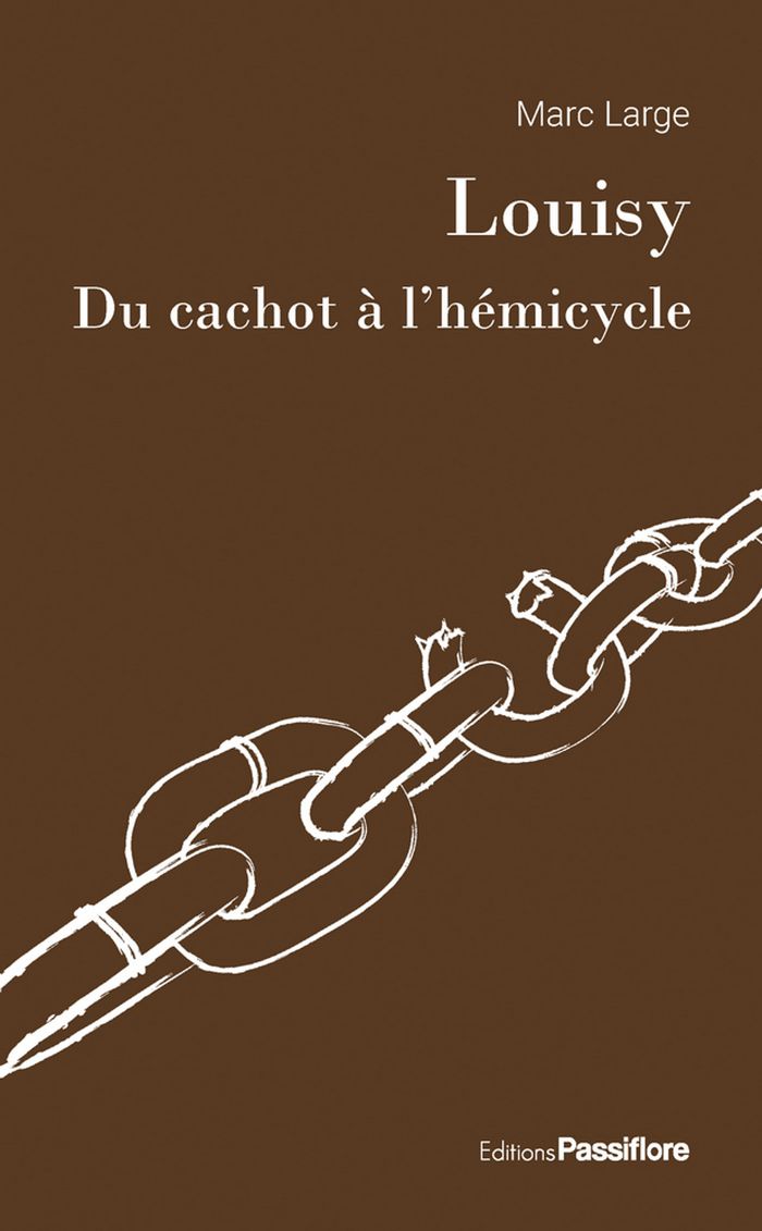 Couverture du livre « Louisy, du cachot à l'hémicycle : roman » de Marc Large, librairie Les Contes Infusés à Corte