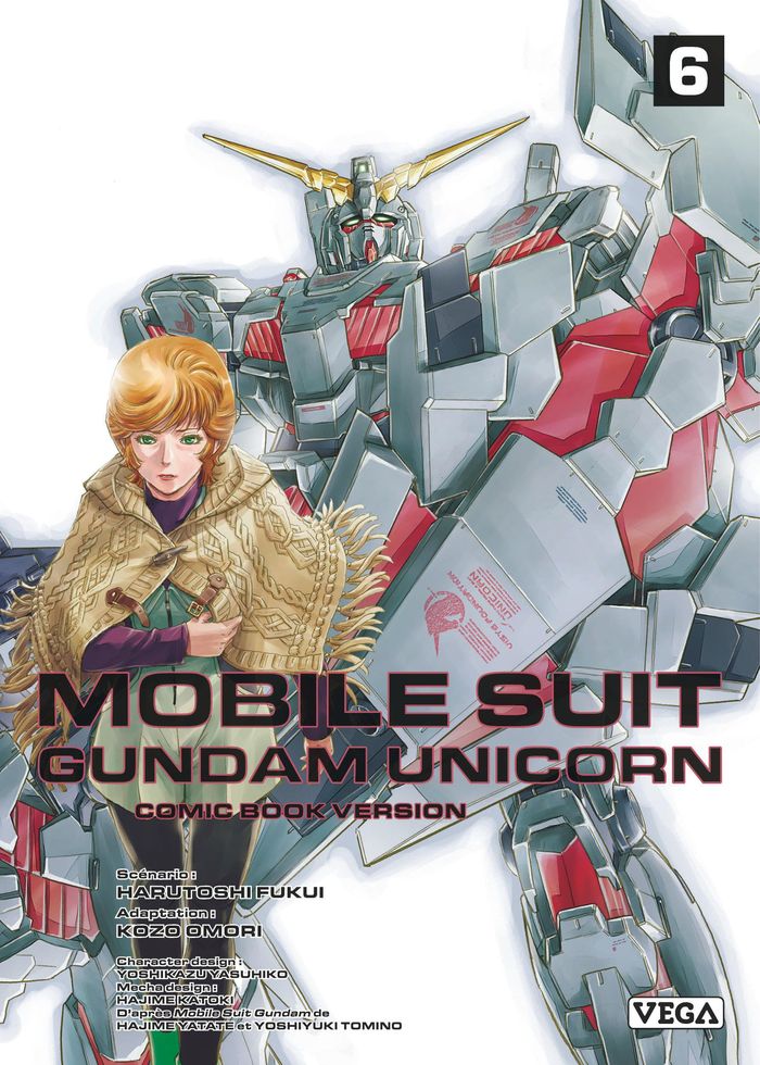 Couverture du livre « Mobile suit gundam unicorn : comic book version » de Harutoshi Fukui, librairie Les Contes Infusés à Corte