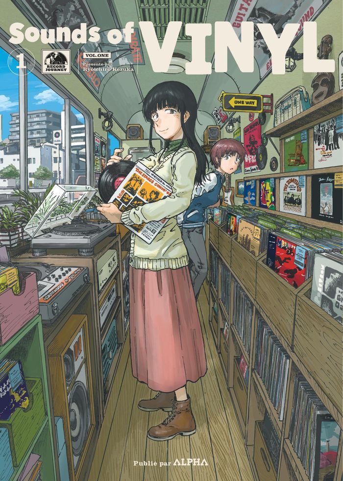 Couverture du livre « Sounds of vinyl » de Ryōichirō Kezuka, librairie Les Contes Infusés à Corte
