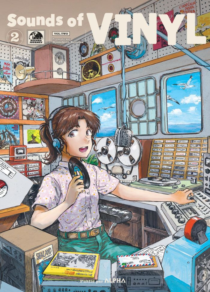 Couverture du livre « Sounds of vinyl » de Ryōichirō Kezuka, librairie Les Contes Infusés à Corte