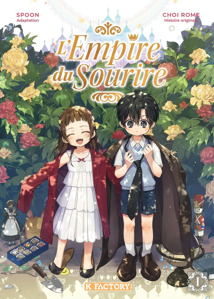 Couverture du livre « L'empire du sourire » de Spoon, librairie Les Contes Infusés à Corte
