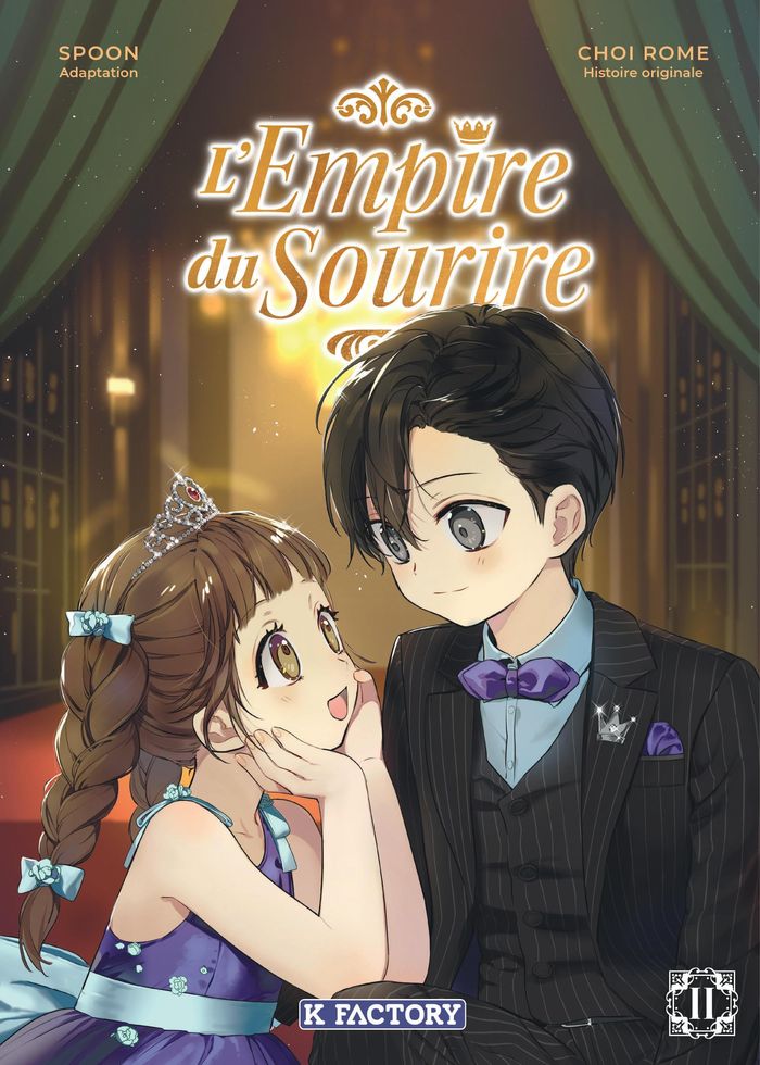 Couverture du livre « L'empire du sourire » de Spoon, librairie Les Contes Infusés à Corte