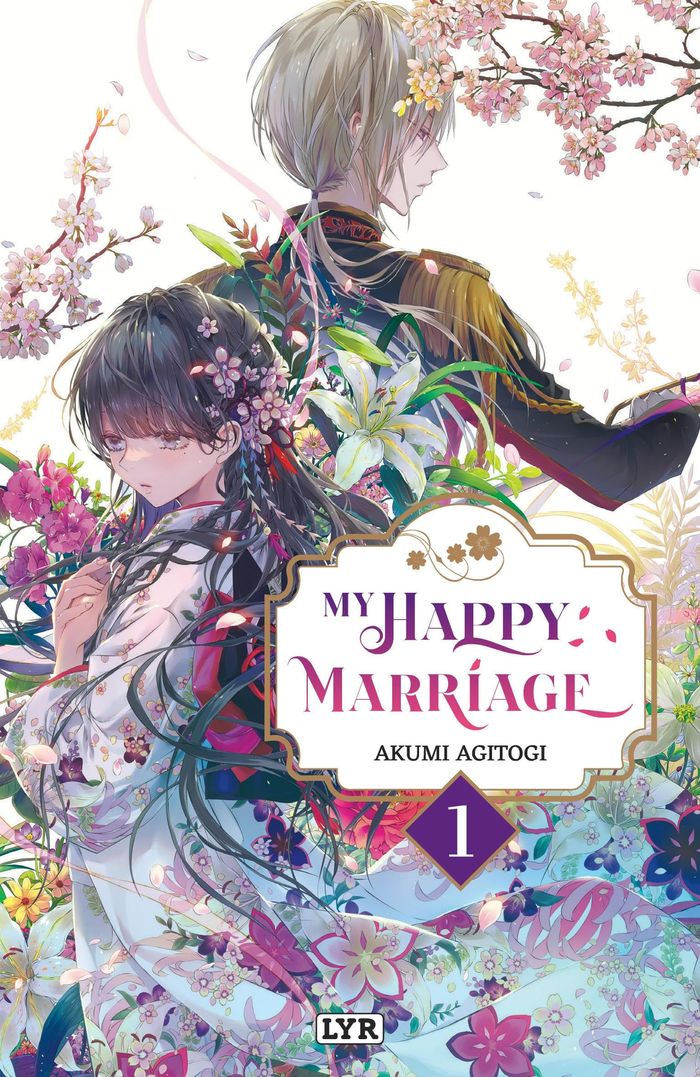 Couverture du livre « My happy marriage » de Akumi Agitogi, librairie Les Contes Infusés à Corte