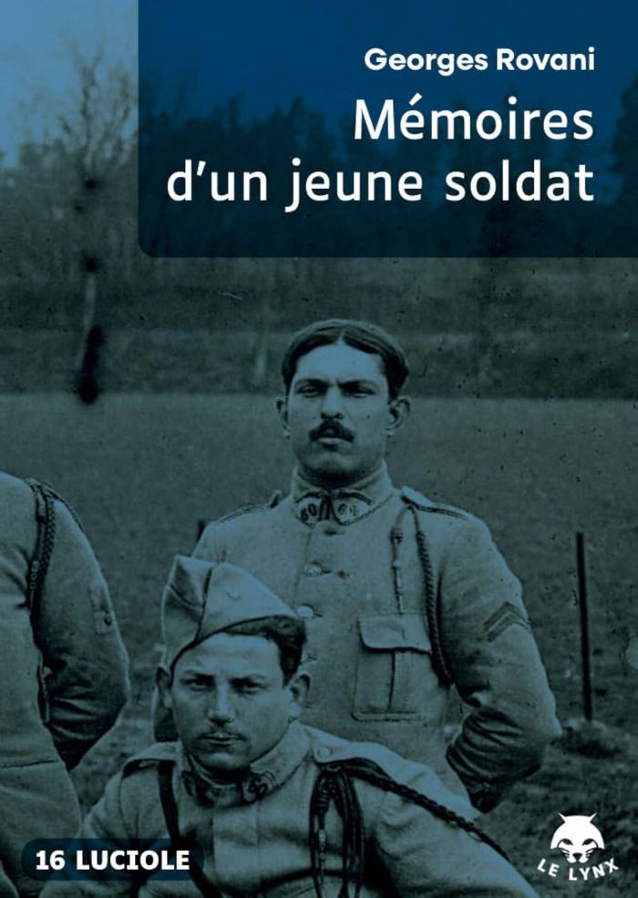 Couverture du livre « Mémoires d'un jeune soldat : voyage du jeune Ascagnote au pays de Bellone » de Georges Rovani, librairie Les Contes Infusés à Corte