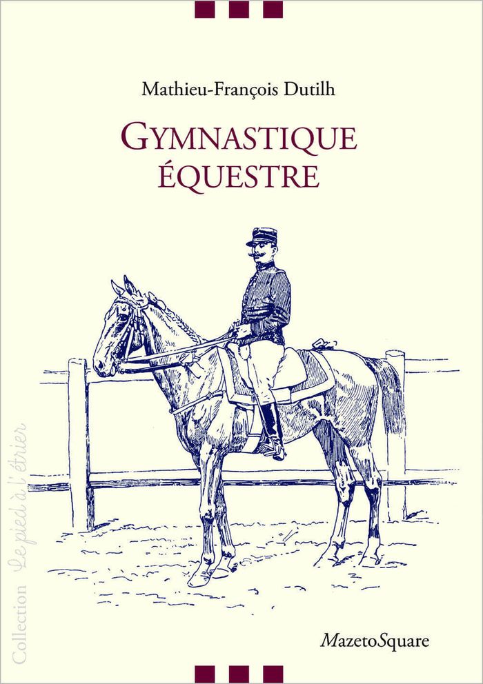 Couverture du livre « GYMNASTIQUE EQUESTRE », librairie Les Contes Infusés à Corte