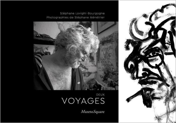 Couverture du livre « DEUX VOYAGES - STEPHANE LOVIGHI-BOURGOGNE & STEPHANE MENETRIER » de Stephane Menetrier, librairie Les Contes Infusés à Corte