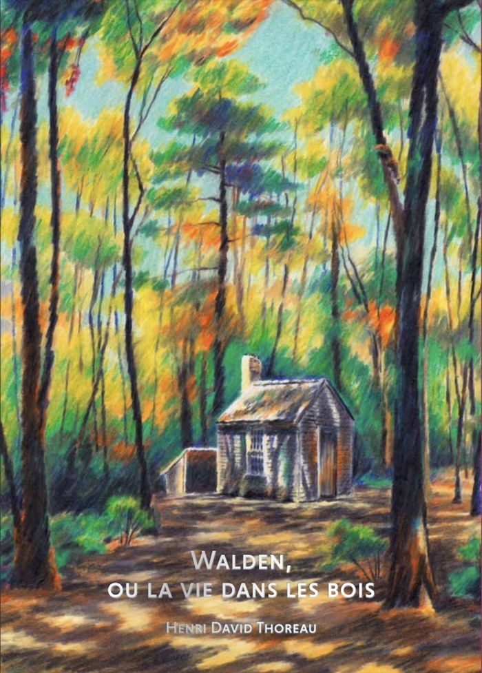 Couverture du livre « Walden, ou La vie dans les bois » de Henry David Thoreau, librairie Les Contes Infusés à Corte