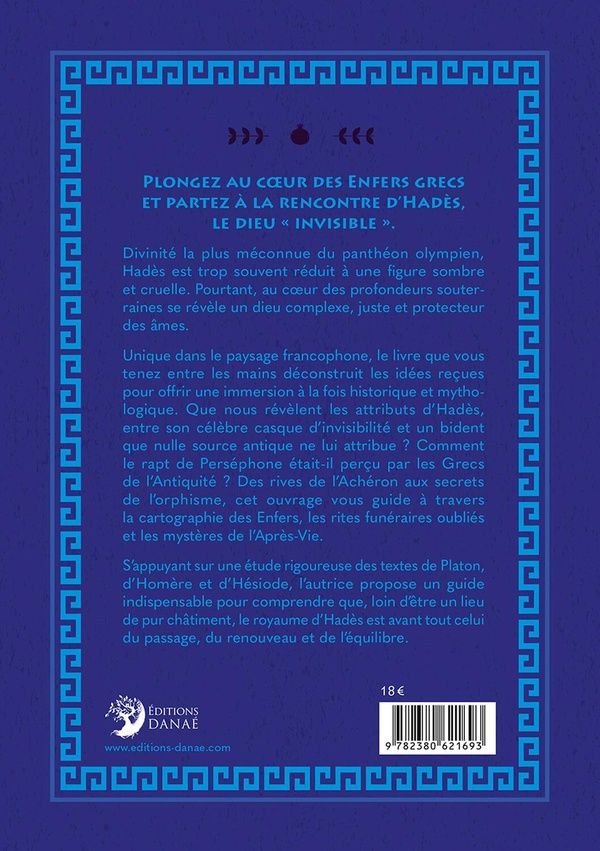 Quatrième de couverture de « HADES - DIEU DES ENFERS GRECS »
