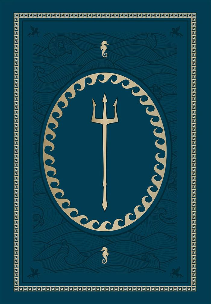 Couverture du livre « GRIMOIRE VIERGE POSEIDON », librairie Les Contes Infusés à Corte