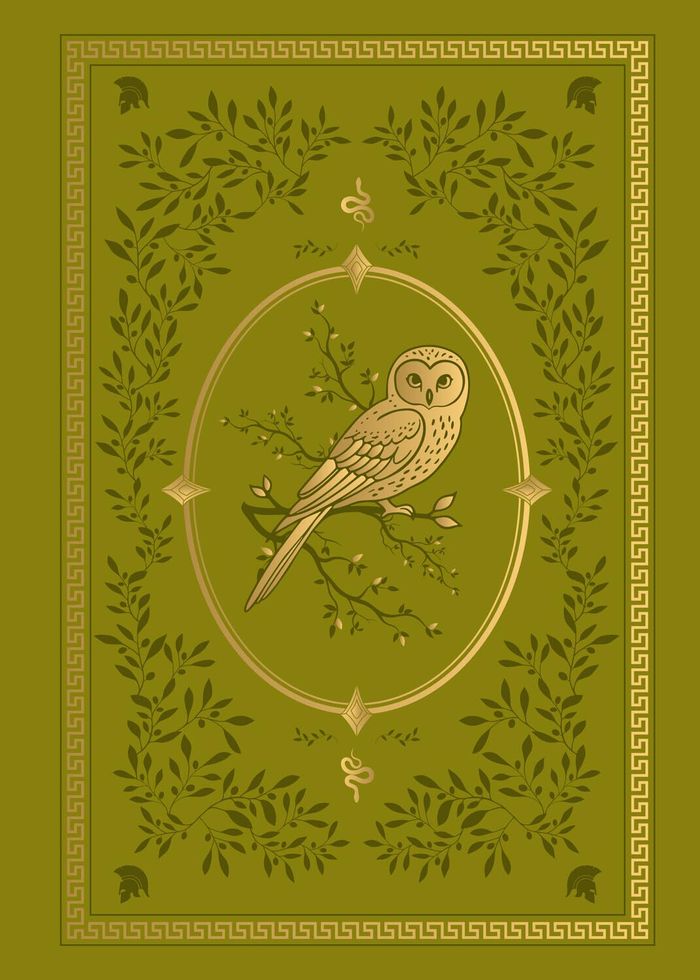 Couverture du livre « GRIMOIRE VIERGE ATHENA », librairie Les Contes Infusés à Corte