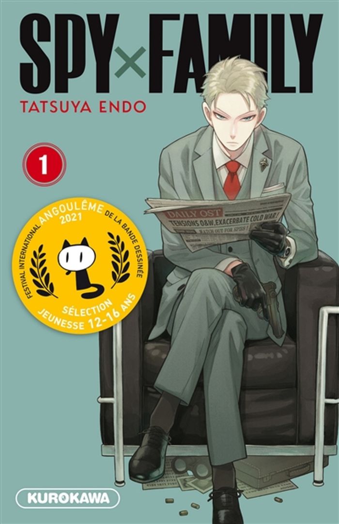 Couverture du livre « SPY X FAMILY - TOME 1 » de Tatsuya Endo, librairie Les Contes Infusés à Corte