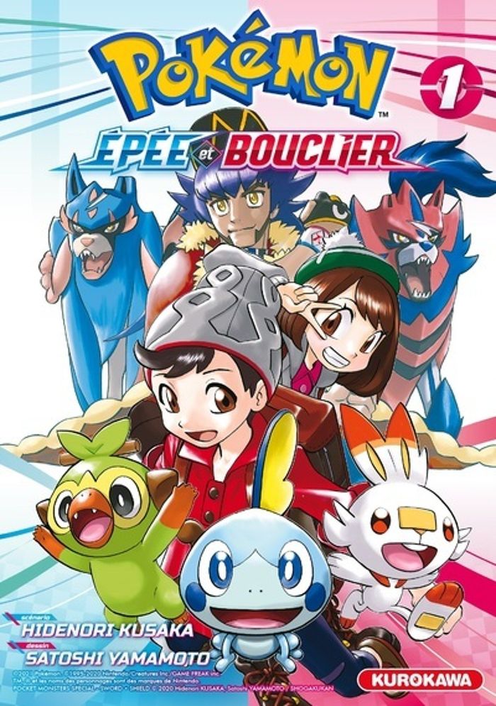 Couverture du livre « POKEMON EPEE ET BOUCLIER - TOME 1 » de Kusaka/yamamoto, librairie Les Contes Infusés à Corte