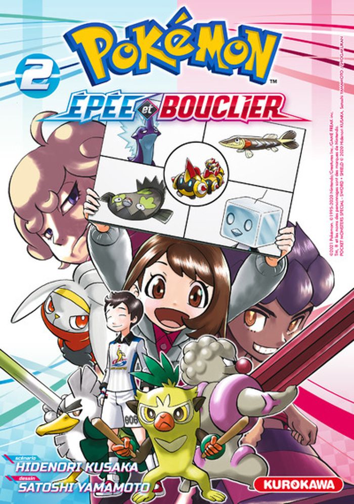 Couverture du livre « POKEMON EPEE ET BOUCLIER - TOME 2 » de Kusaka/yamamoto, librairie Les Contes Infusés à Corte