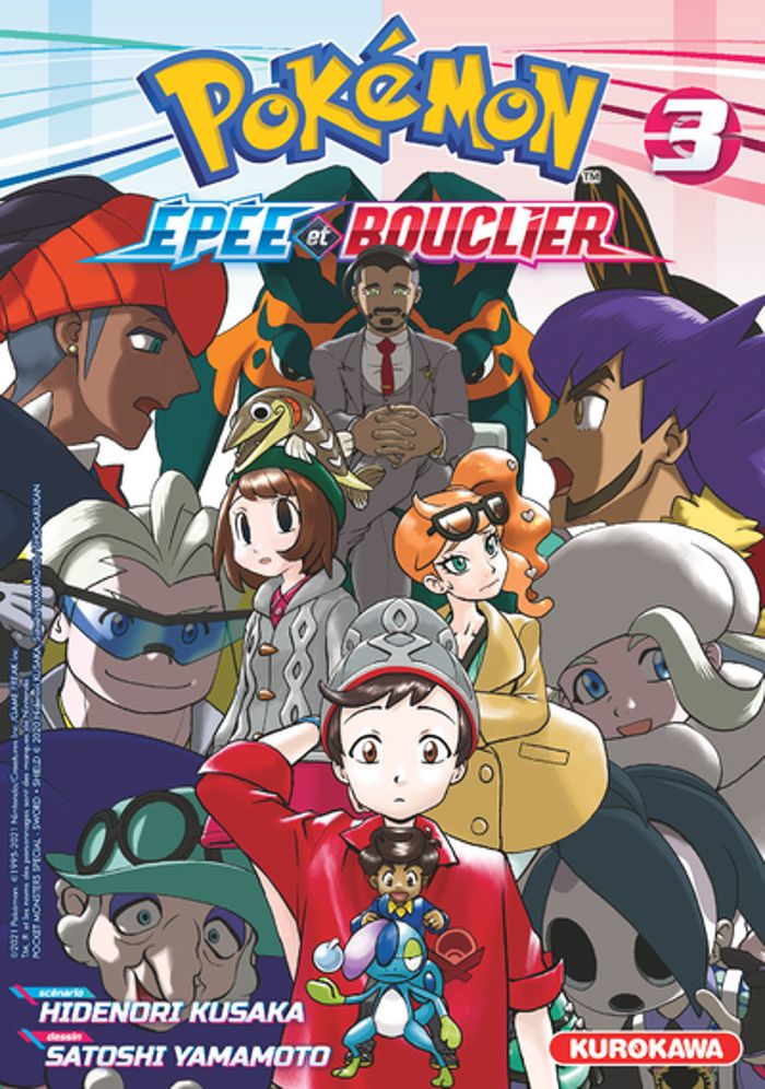 Couverture du livre « POKEMON EPEE ET BOUCLIER - TOME 3 » de Kusaka/yamamoto, librairie Les Contes Infusés à Corte
