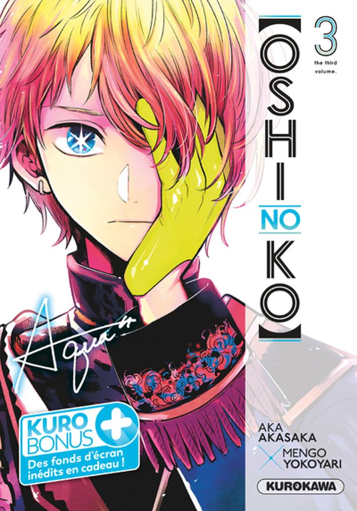 Couverture du livre « OSHI NO KO - TOME 3 - VOL03 » de Akasaka/yokoyari, librairie Les Contes Infusés à Corte