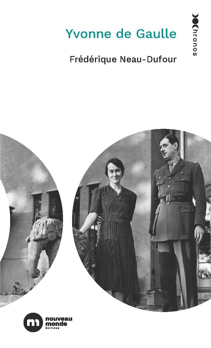 Couverture du livre « Yvonne de Gaulle » de Frédérique Dufour, librairie Les Contes Infusés à Corte