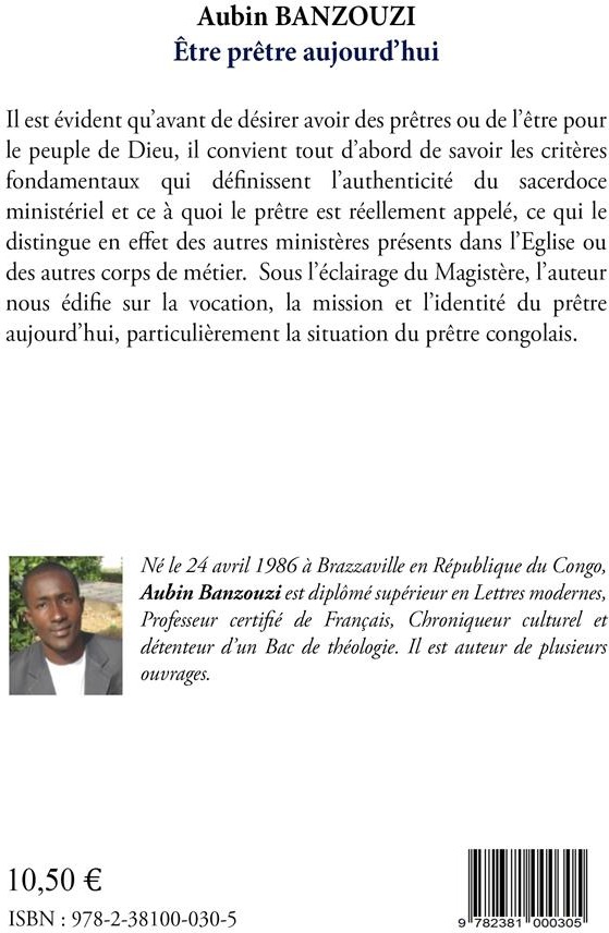 Quatrième de couverture de « ETRE PRETRE AUJOURD'HUI »