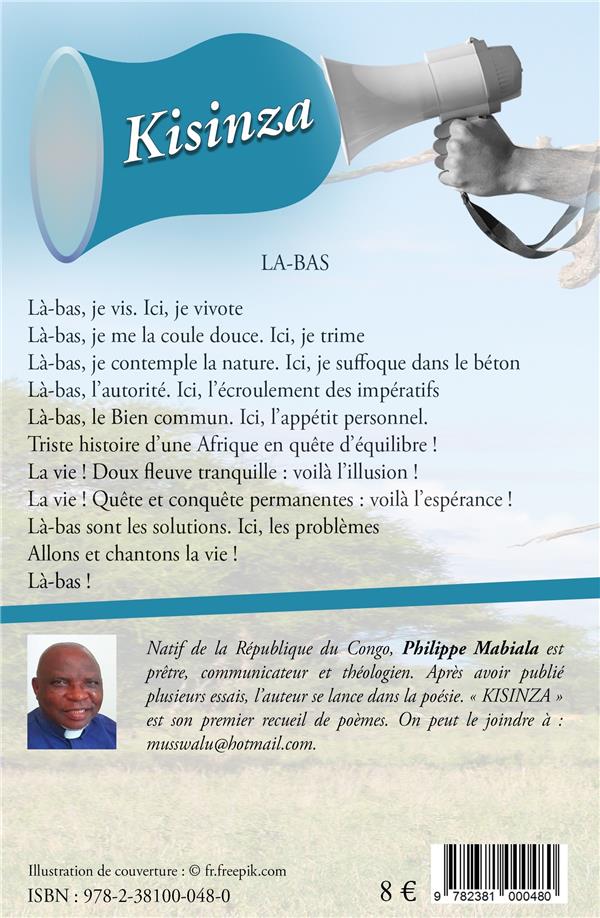 Quatrième de couverture de « KISINZA »