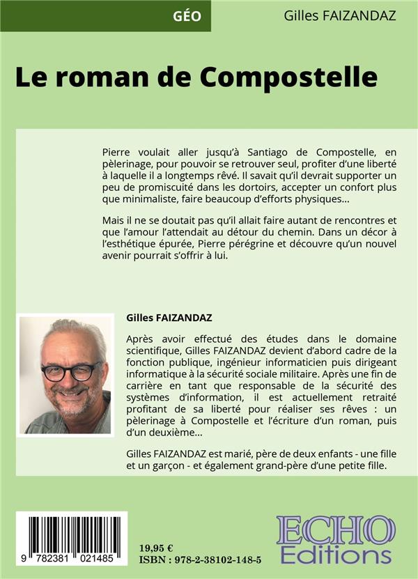 Quatrième de couverture de « LE ROMAN DE COMPOSTELLE »