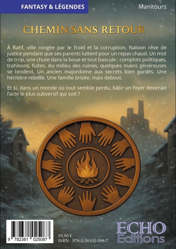 Quatrième de couverture de « Chemin sans retour : roman »