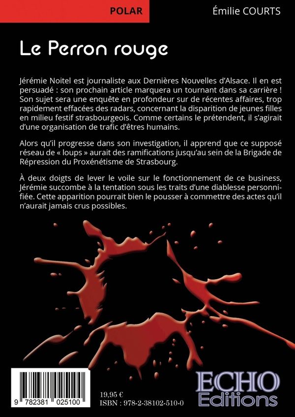 Quatrième de couverture de « Le Perron rouge : roman »