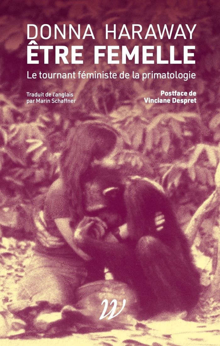 Couverture du livre « Être femelle : le tournant féministe de la primatologie » de Donna Jeanne Haraway, librairie Les Contes Infusés à Corte