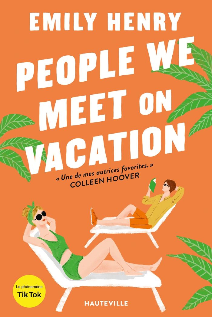 Couverture du livre « People we meet on vacation » de Emily Henry, librairie Les Contes Infusés à Corte