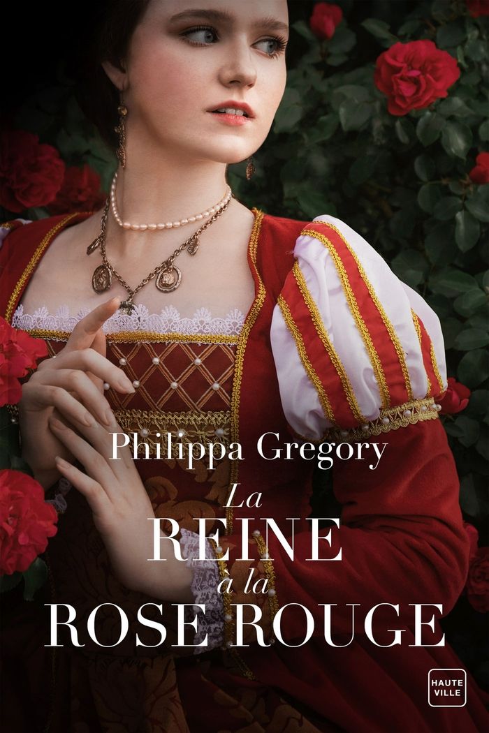 Couverture du livre « La reine à la rose rouge » de Philippa Gregory, librairie Les Contes Infusés à Corte