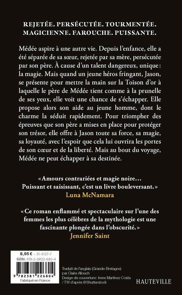 Quatrième de couverture de « MEDEE »