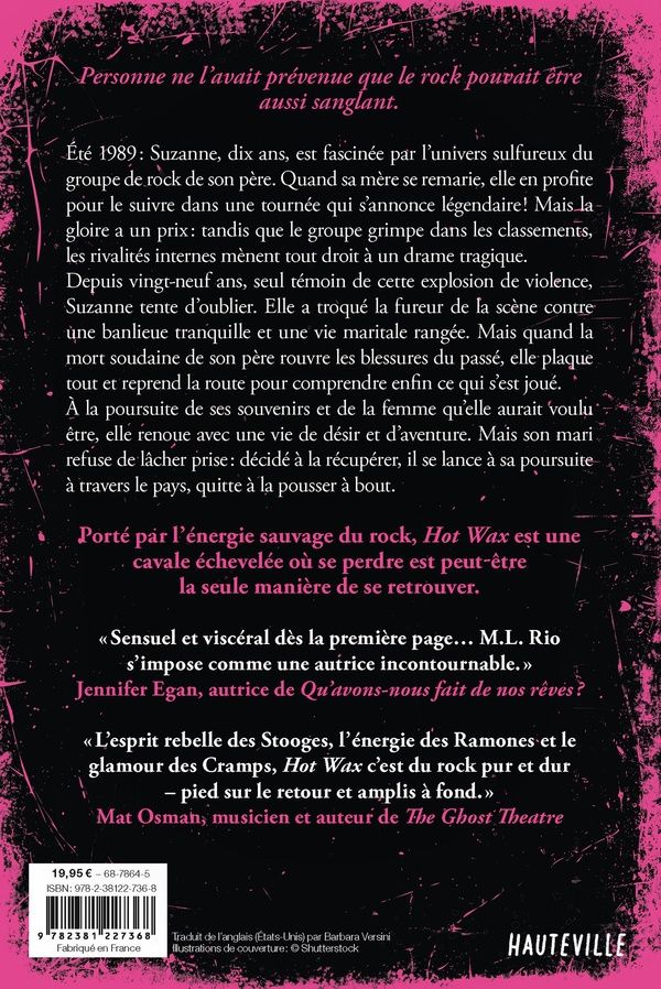 Quatrième de couverture de « HOT WAX »