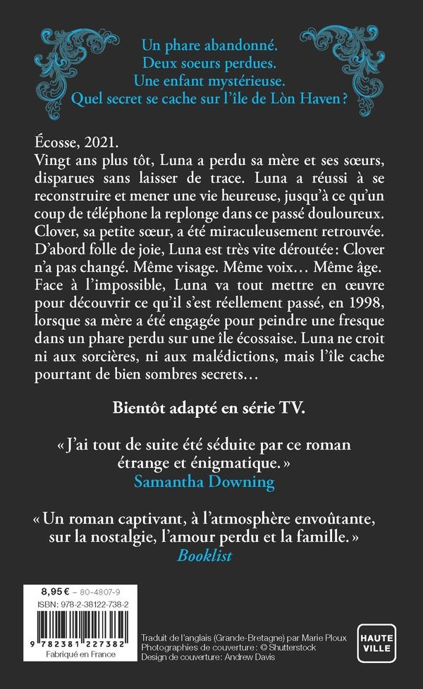 Quatrième de couverture de « LES SORCIERES DU PHARE (PRIX DES LECTRICES 2025) »