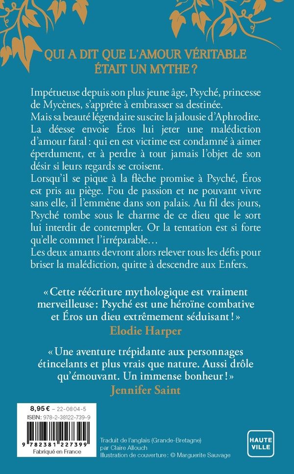 Quatrième de couverture de « PSYCHE & EROS »