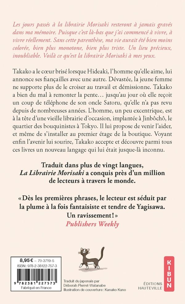 Quatrième de couverture de « La librairie Morisaki »