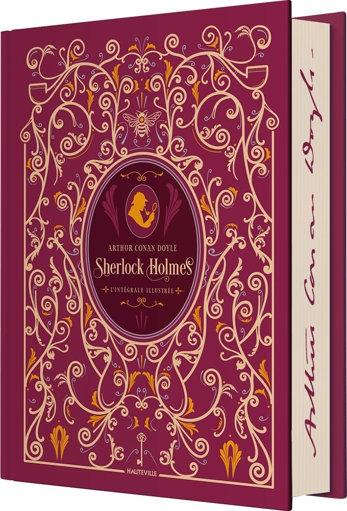Couverture du livre « Sherlock Holmes : l'intégrale illustrée » de Arthur Conan Doyle, librairie Les Contes Infusés à Corte