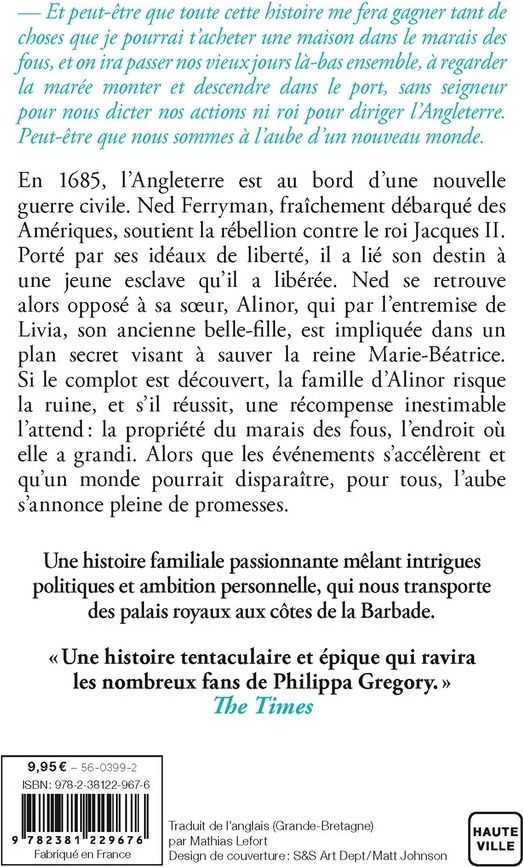 Quatrième de couverture de « L'aube d'un nouveau monde »