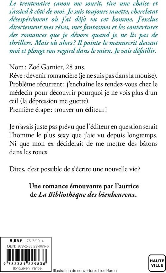Quatrième de couverture de « Mon coeur au bout d'un fil »