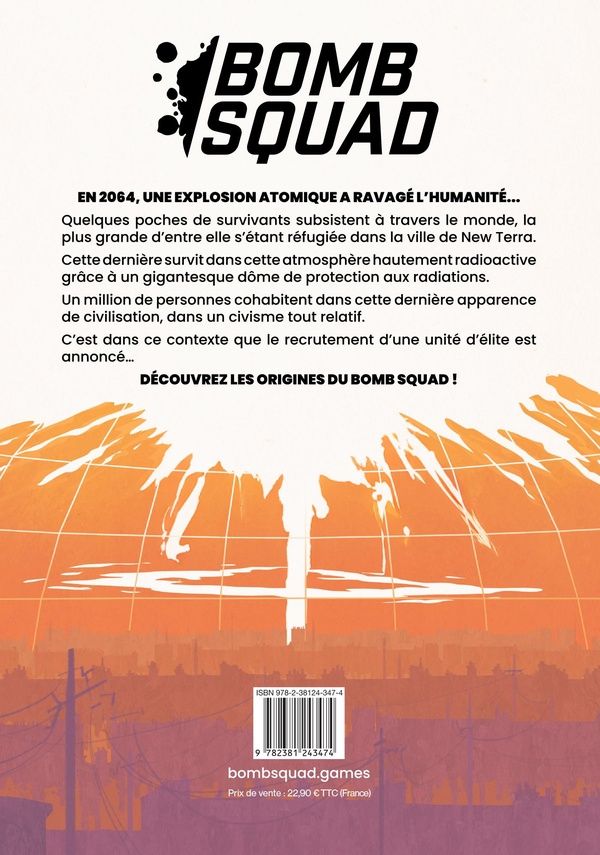 Quatrième de couverture de « Bomb squad »