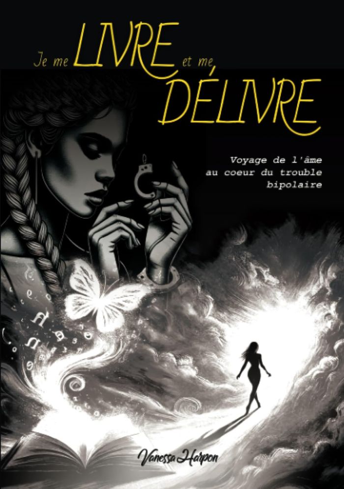 Couverture du livre « Je me livre et me délivre : voyage de l'âme au cSur du trouble bipolaire » de Vanessa Harpon, librairie Les Contes Infusés à Corte