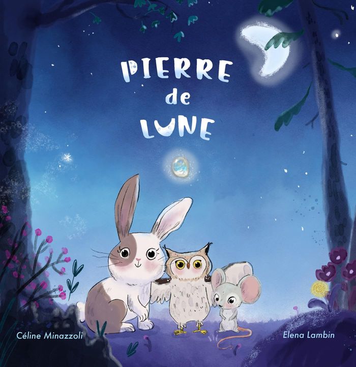 Couverture du livre « Pierre de lune » de Céline Minazzoli, librairie Les Contes Infusés à Corte