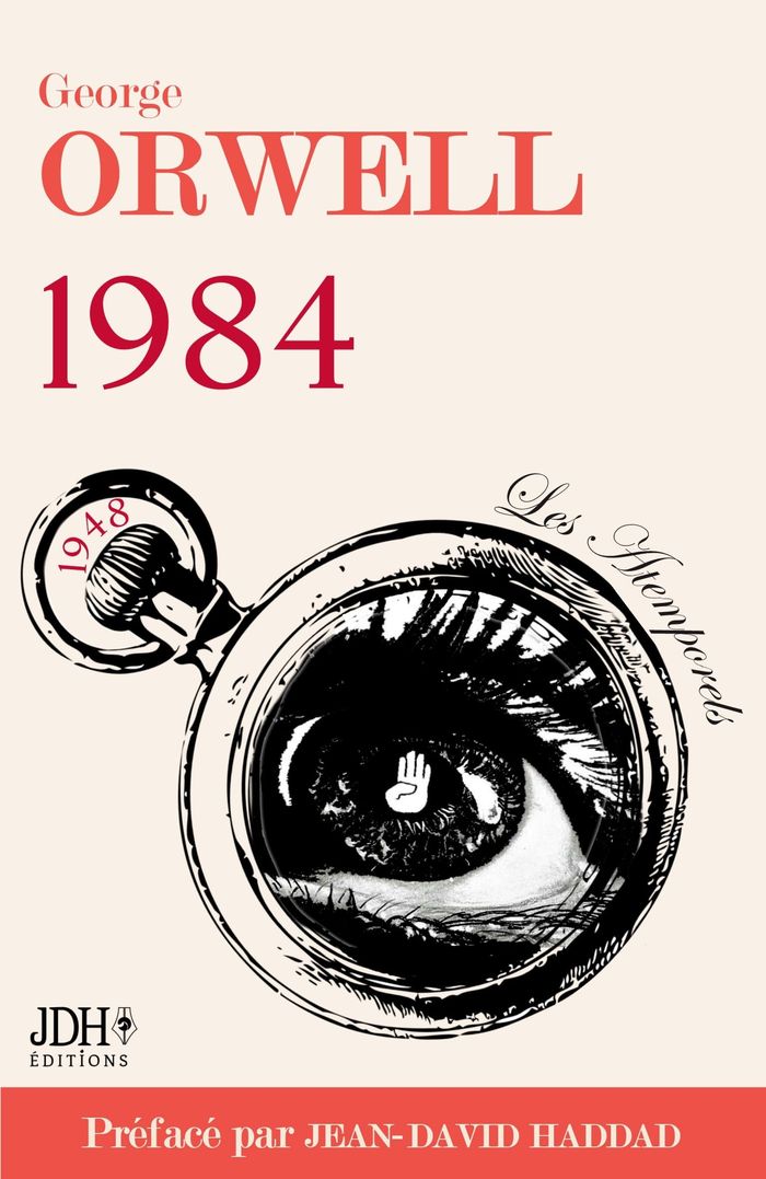 Couverture du livre « 1984 » de George Orwell, librairie Les Contes Infusés à Corte