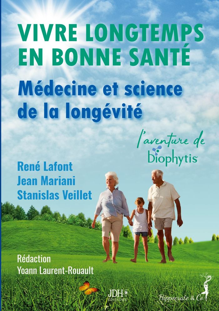 Couverture du livre « VIVRE LONGTEMPS EN BONNE SANTE : MEDECINE ET SCIENCE DE LA LONGEVITE - L'AVENTURE DE BIOPHYTIS - ILL », librairie Les Contes Infusés à Corte