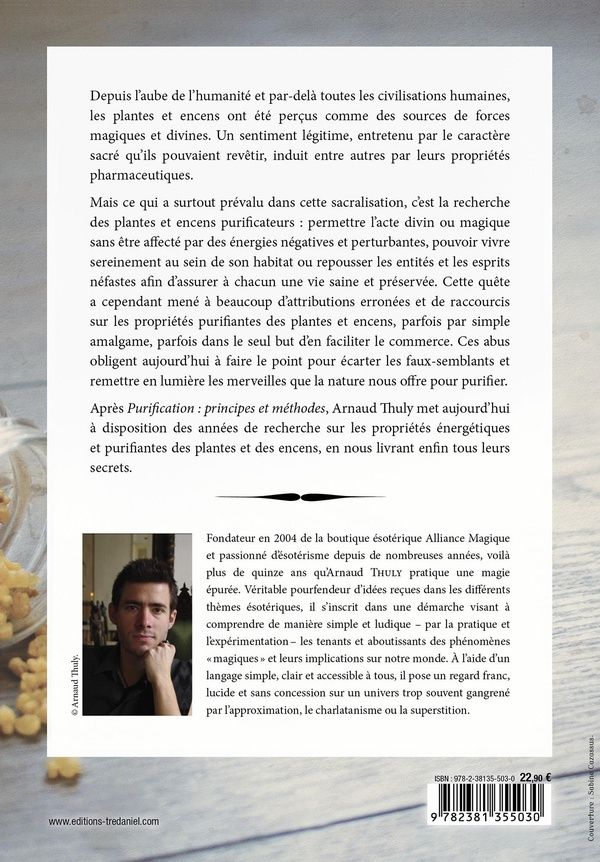 Quatrième de couverture de « Plantes et encens de purification »
