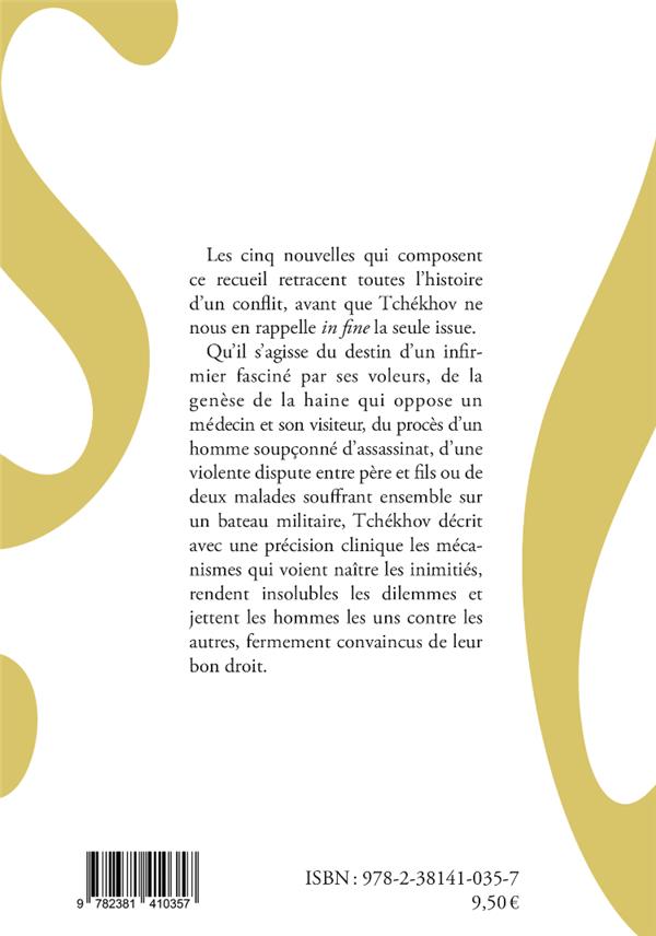 Quatrième de couverture de « Ennemis : et autres nouvelles »