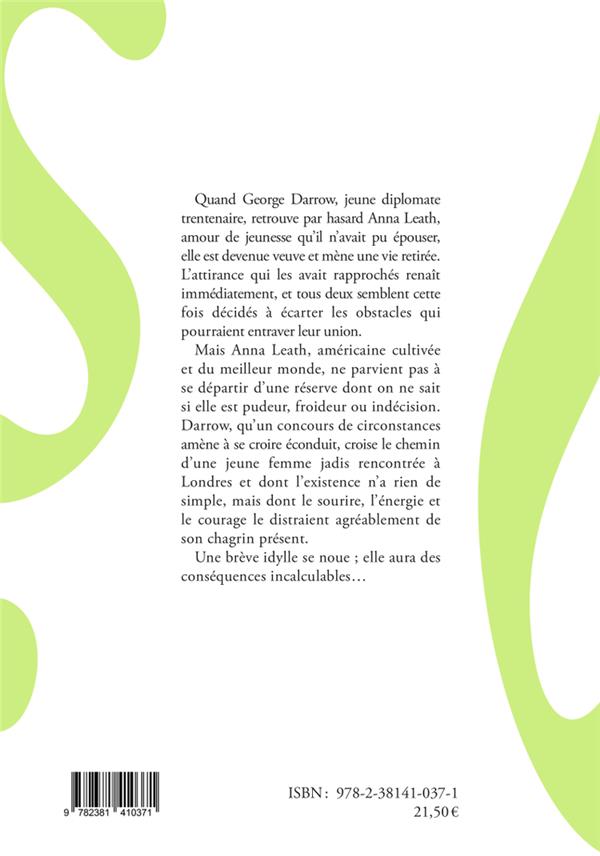 Quatrième de couverture de « L'écueil »
