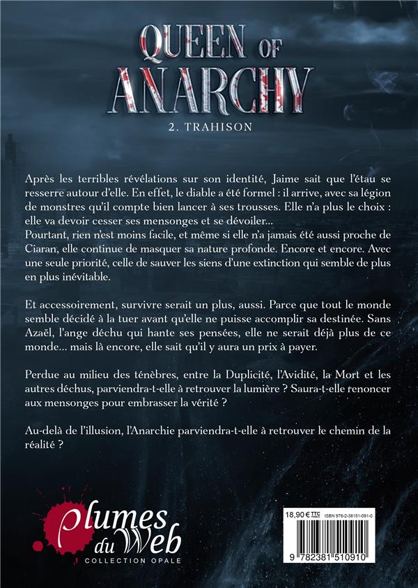 Quatrième de couverture de « Trahison »