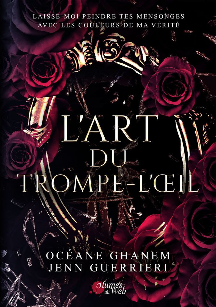 Couverture du livre « L'art du trompe-l'oeil » de Océane Ghanem, librairie Les Contes Infusés à Corte
