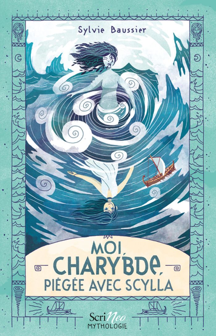 Couverture du livre « Moi, Charybde, piégée avec Scylla » de Sylvie Baussier, librairie Les Contes Infusés à Corte