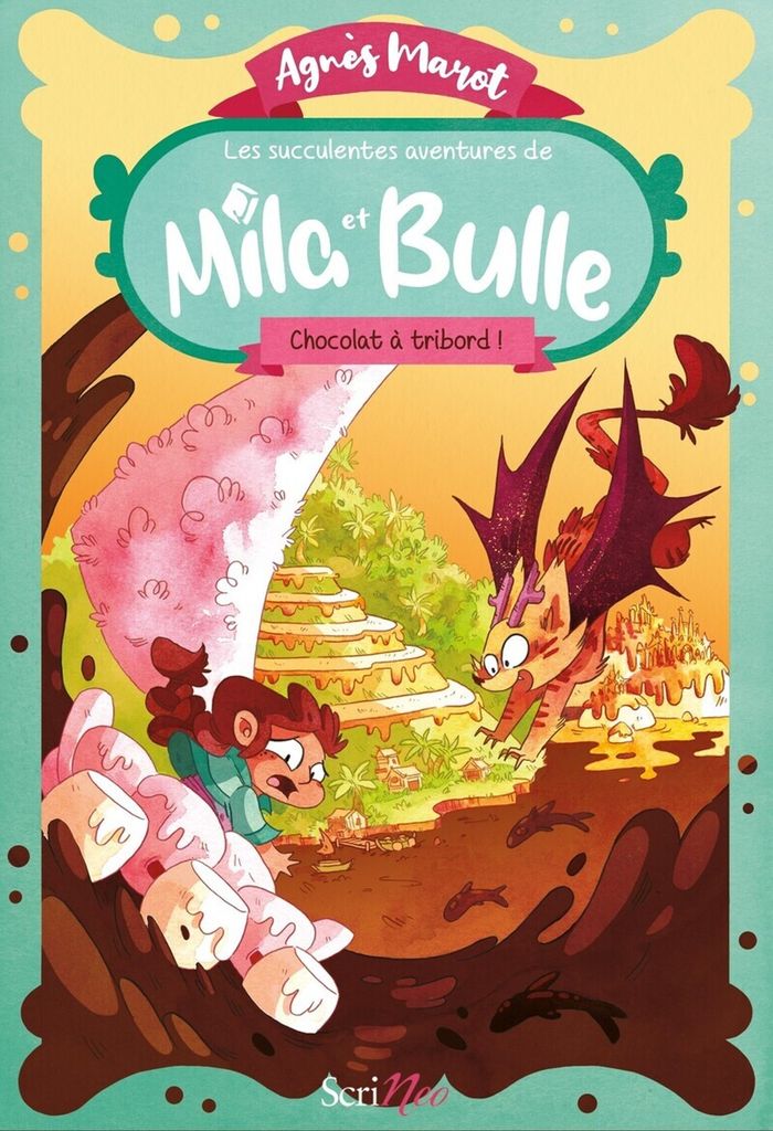 Couverture du livre « Chocolat à tribord ! » de Agnès Marot, librairie Les Contes Infusés à Corte