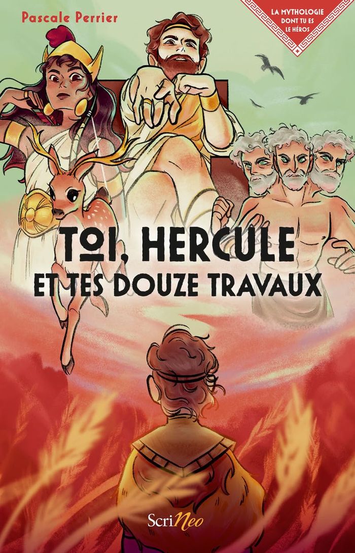 Couverture du livre « TOI, HERCULE ET TES 12 TRAVAUX », librairie Les Contes Infusés à Corte