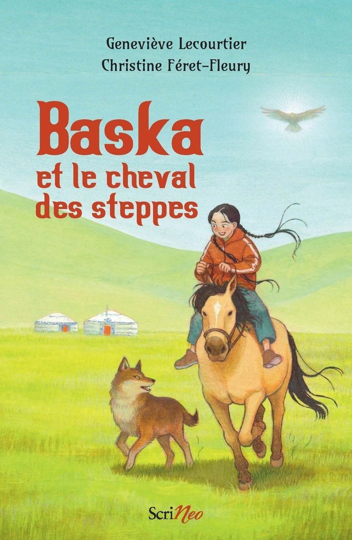 Couverture du livre « Baska et le cheval des steppes », librairie Les Contes Infusés à Corte